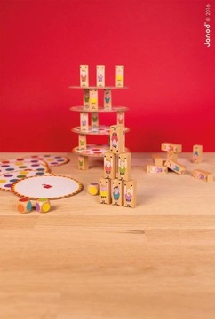 Аркадная игра Акробаты, строим башню - игрушка для детей, 5+, Янод