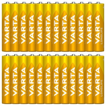 Щелочные батарейки VARTA Longlife AAA 1,5 В 24 шт.