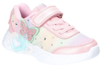 BUTY SPORTOWE ZE ŚWIĘCĄCĄ PODESZWĄ ADIDASY NA RZEP AMERICAN CLUB RL140 R.29