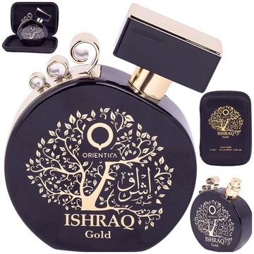 PERFUMY DAMSKIE ORIENTICA ISHRAQ GOLD OTULAJĄCE POBUDZAJĄCE KAWA MIGDAŁ