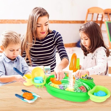 Кухонная мойка, набор игрушек с циркуляцией воды,