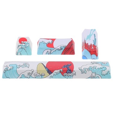 4 Pcs Keycap Chic Keyboard Caps Computer Stickers Keycaps Kits Durable