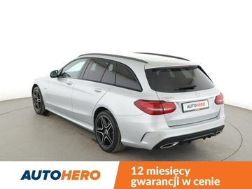 Mercedes Klasa C W205 Kombi Facelifting HYBRYDA 2.0 300 e 320KM 2021 Mercedes C 300 PHEV multibeam LED skóra/alcantara, zdjęcie 3