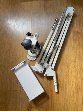 РЕГУЛИРУЕМЫЙ держатель для планшета и телефона от 4,5 до 12,9 дюймов SWIVEL, белый