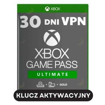 SUBSKRYPCJA XBOX GAME PASS ULTIMATE 1 MIESĄC 30 DNI LIVE GOLD CORE KLUCZ