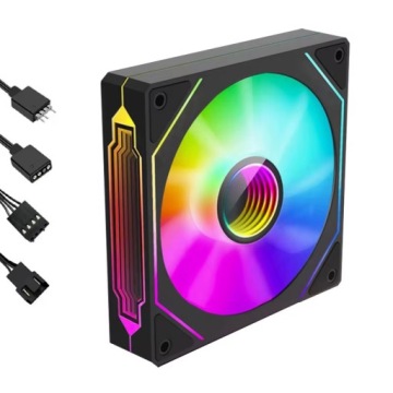 Wentylator komputerowy OYAKA FT-120 Infinity Mirror, PWM, ARGB, 120 mm