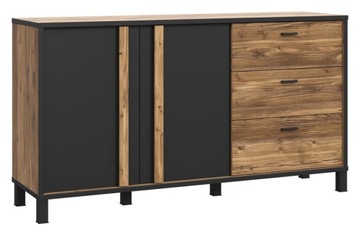 Minimalistyczna komoda do salonu, sypialni HAYATO HYTK231L-M215 Forte