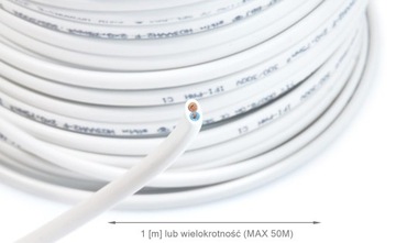 КАБЕЛЬ 2PIN X 1.0 ДЛЯ СВЕТОДИОДНОЙ ЛЕНТЫ ПИТАНИЯ