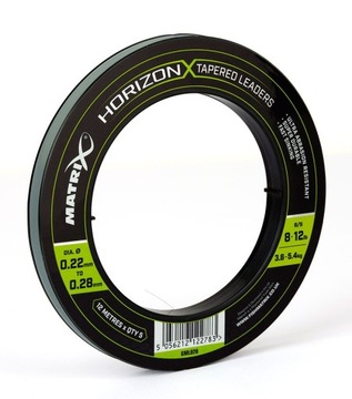 PRZYPONY KONICZNE MATRIX 12m 0,22 - 0,28mm