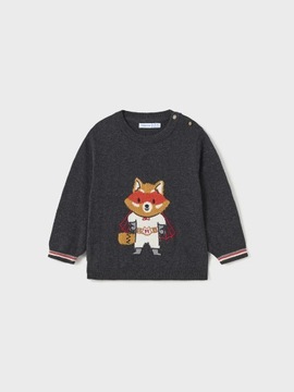 Mayoral Sweter 2.320 Szary Regular Fit