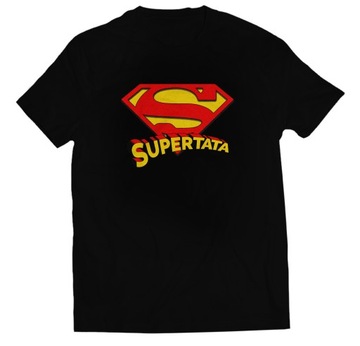 KOSZULKA NA DZIEŃ TATY TSHIRT SUPERMAN SUPERTATA S