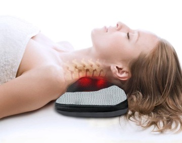MASAŻER KARKU DO MASAŻU SHIATSU PODUSZKA MASUJĄCA