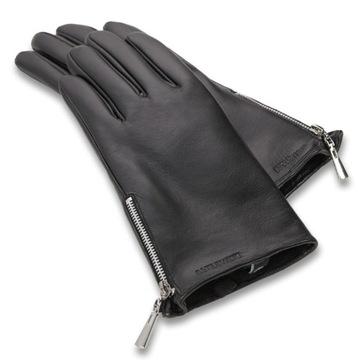Betlewski Damskie rękawiczki skórzane modne zimę