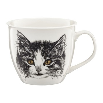 Kubek porcelanowy duży AMBITION Wild CAT 550ml kotek kot