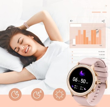 SMARTWATCH ЖЕНСКИЕ ЧАСЫ ПОЛЬСКОЕ МЕНЮ, ЗВОНКИ, АРТЕРИАЛЬНОЕ ДАВЛЕНИЕ ДЛЯ IOS ANDROID