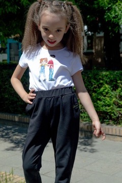 Спортивные брюки для девочек с карманами GAMET 164