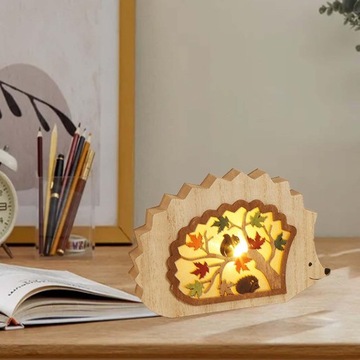 Ręcznie zakrzywione ozdoby rzeźbiarskie Nordic Hedgehog