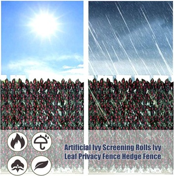 Экраны из искусственных листьев, заборы из плюща, садовые заборы