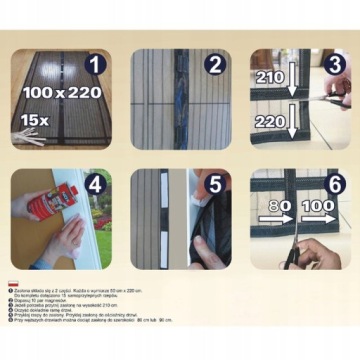 МАГНИТНАЯ МОСКИТНАЯ СЕТКА ДЛЯ БАЛКОННЫХ ДВЕРЕЙ 1,6х2,2м