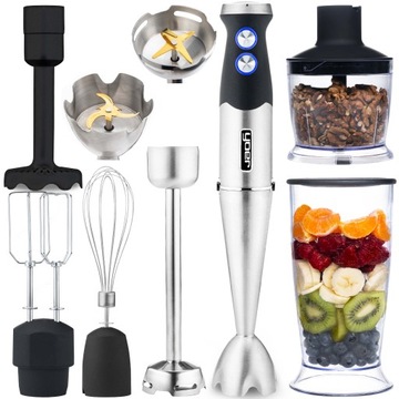 Blender ręczny WIELOFUNKCYJNY Yoer 1500W+AKCESORIA