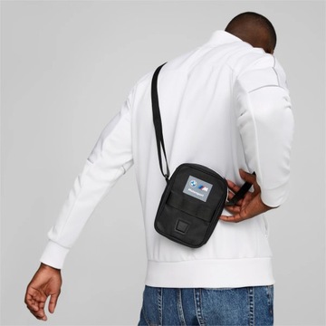 СУМКА НА РЕМНЕ ​​PUMA BMW MOTORSPORT МУЖСКАЯ ЧЕРНАЯ