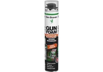Den Braven Gun Foam Piana Montażowa Pistoletowa Schody i Parapety 750ml