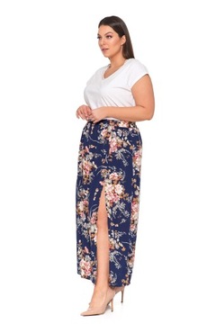 Женская юбка Maxi Long с рисунком резания с хрупким модным Moraj m