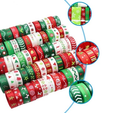1 упаковка ленты для рождественской сумки