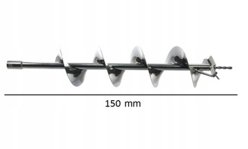 БУРА ДЛЯ ПОЧВЫ RITCH БЕНЗИНОВЫЙ Шнек FI 15/20/25 CM