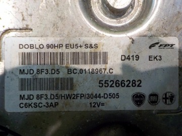 DOBLO II 1.3 M-JET 14R ŘÍZENÍ MOTORU 55266282