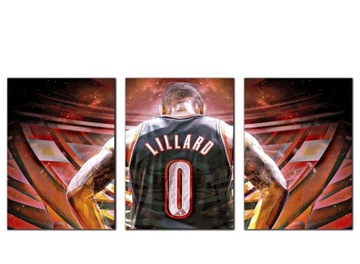 3x OBRAZ NA ŚCIANĘ DAMIAN LILLARD 20x30