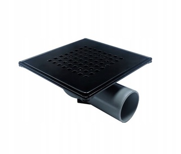 Wpust posadzkowy kratka odpływ AXUS 15cm. czarny