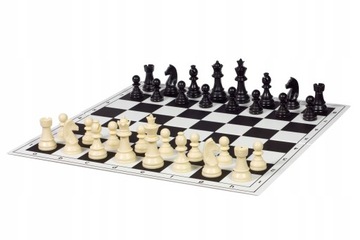 Шахматные фигуры Staunton, 6 пластик, король 95 мм