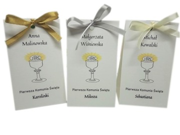 WK14B Podziękowanie + winietka na Komunię Komunia