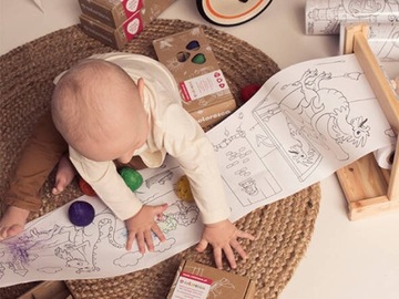 КНИГА-РАСКРАСКА COLORESCA НА РУЛОНЕ ЦИФРЫ XXL 30 М