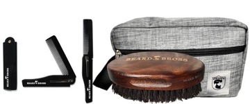 Набор ЩЕТКА-КОНДИЦИОНЕР МАСЛО ДЛЯ БОРОДЫ КОСМЕТИЧКА