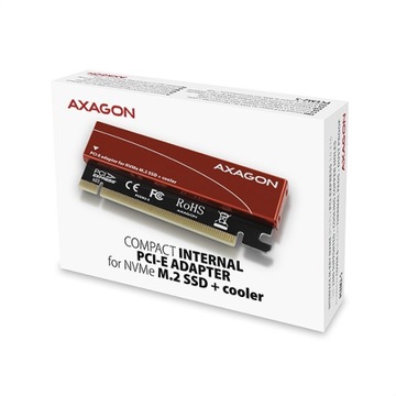 Контроллер M.2 — Pci-e AXAGON PCIe x1 — M.2 NVMe