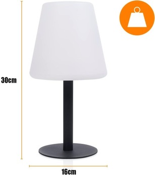 LAMPKA BIURKOWA RGB LED DO SYPIALNI Z BALKONEM NA ŚWIEŻYM POWIETRZU