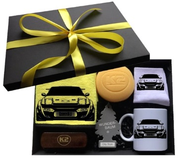 Zestaw prezent kubek box urodziny - auta samochody 777 Nuke Lambo Rols GTR