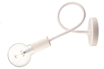 Lampa nowoczesna Kinkiet LOFT E27 WST053 biały
