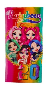 RAINBOW HIGH Dziecięcy Ręcznik Plażowy Kąpielowy 1