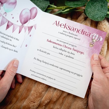 ПРИГЛАШЕНИЕ НА КРЕЩЕНИЕ + ИМЯ РЕБЕНКА + ОТЛИЧНОЕ КАЧЕСТВО + ПЕЧАТНЫЙ КОНВЕРТ