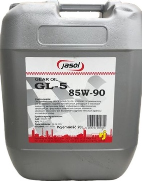 Jasol Gear Oil GL-5 85W90 op.20 l