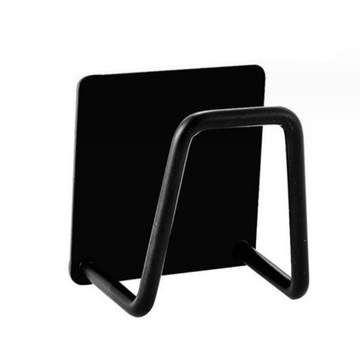 ОРГАНАЙЗЕР КУХОННОЙ ГУБКИ ДЛЯ РАКОВИНЫ НАСТЕННЫЙ ДЕРЖАТЕЛЬ ЧЕРНАЯ СТАЛЬНАЯ ВЕШАЛКА