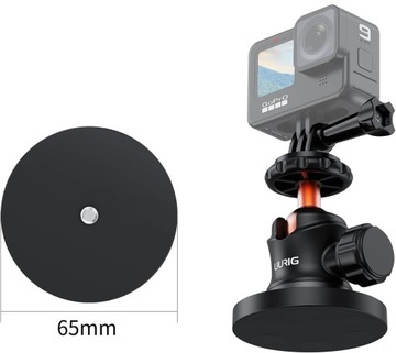 Магнитный держатель на присоске для камеры GoPro UURIG 1/4 дюйма