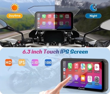 Карпурид W603B BMW Мотоцикл GPS CarPlay Водонепроницаемый 6,3 