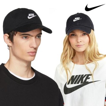 CZAPKA Z DASZKIEM NIKE LATO CZARNA BEJSBOLÓWKA UNISEX