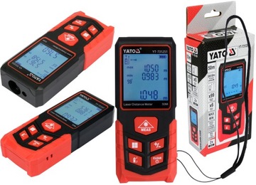 YATO DALMIERZ LASEROWY MIERNIK ODLEGŁOŚCI CYFROWY 50M