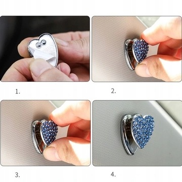 4 вешалки для подголовника Bling Автомобильные крючки