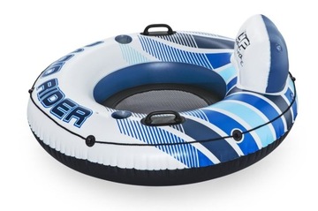 Надувной стул со спинкой большое водяное колесо XXL 122х48 см BESTWAY